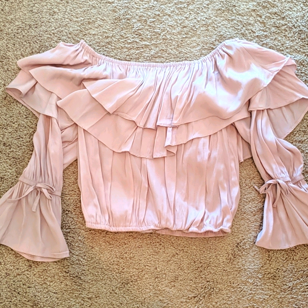 Light pink Flowy Blouse